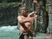 Рыбалка на форель радужную. Узбекистан, река Кок-су